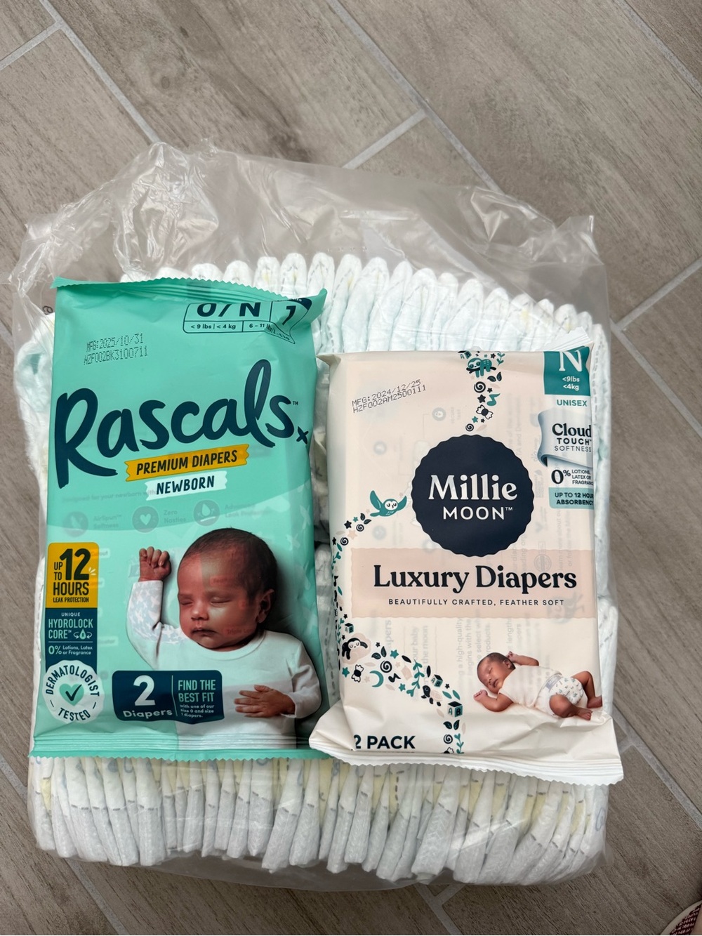 Newborn DrBrowns Bottles Diaper Pack